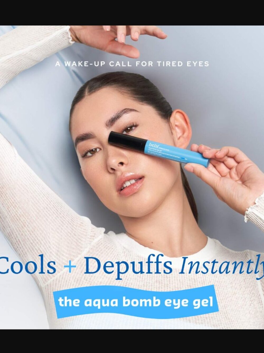 🔥3/$30 NIB Belif Aqua Bomb Depuffing Eye Gel Hyaluronic Acid Full Size $32.00